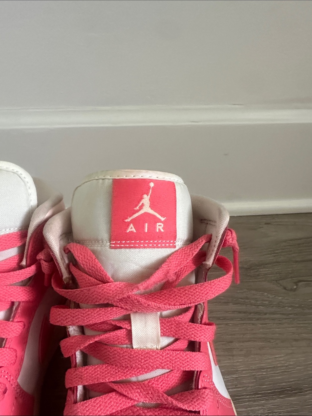 Nike Women's Air Jordan 1 Mid Strawberries and Cream Sneakers - Picture 5 of 12